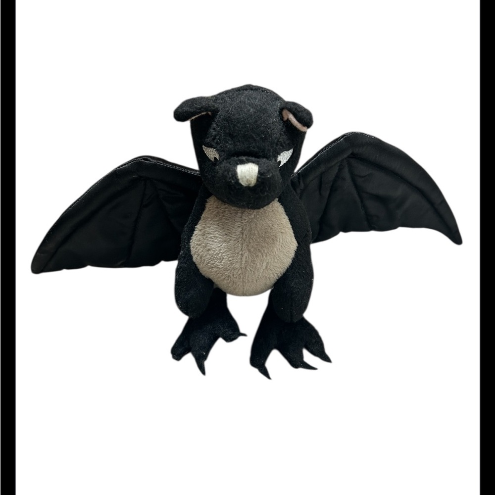 Black IKEA KRYP Bat Spooky Halloween Plush/Toy/Decor